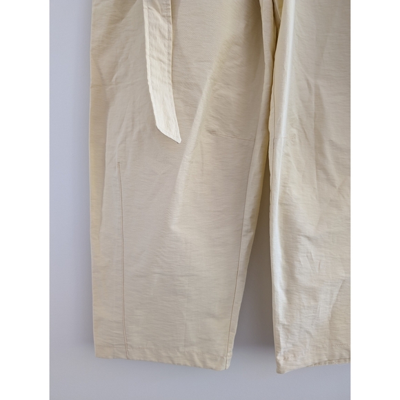 Zara Barrel Leg pants with asymmetrical belt - Picture 6 of 12